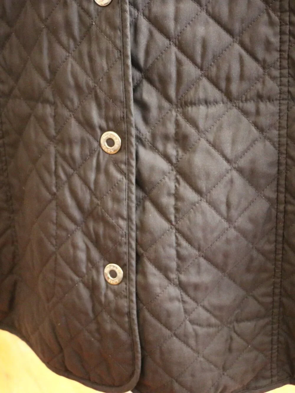 Black Quilted Michael Kors Jacket